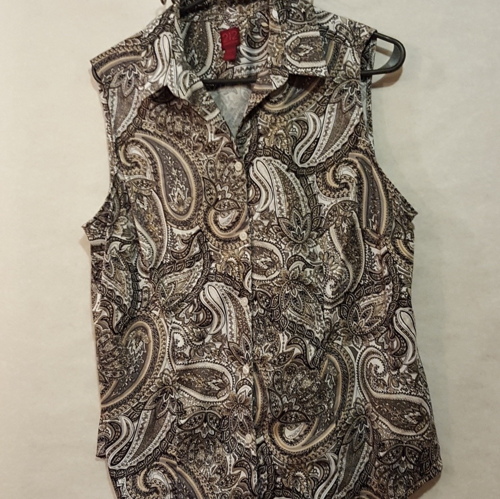 Large 212 Collection sleeveless blouse